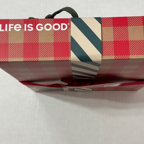 Life Is Good NWT Pajama Set Sz M Blue Grey Long Sleeve Henley And Knit Pants - Picture 6 of 9